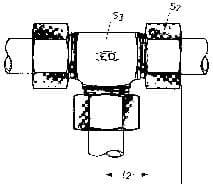 IMPA 734487 – Tee Equal H.P.Steel Ermeto, 8mm 315kg