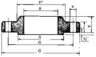 IMPA 734754 – Flange Stainless Steel Welding, Slipon Boss Ansi 150lbs-1-1/4""