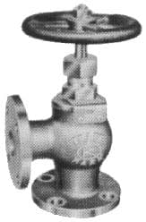 IMPA 751061 – Angle Valve Screw Down Check, Bronze Flanged F7352 5kg-15mm