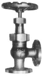IMPA 751268 – Angle Valve S/D Check Bronze, Fl'Ged U-Bonnet F7412 5kg-25mm