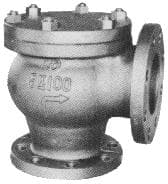 IMPA 751321 – Angle Valve Lift Check C-Iron, Flanged F7359 5kg-50mm