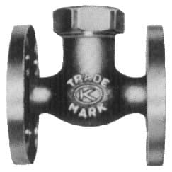 IMPA 751341 – Globe Valve Lift Check Bronze, Fl'Ged U-Bonnet F7415 5kg-15mm