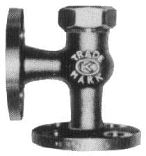 IMPA 751346 – Angle Valve Lift Check Bronze, Fl'Ged U-Bonnet F7416 5kg-15mm