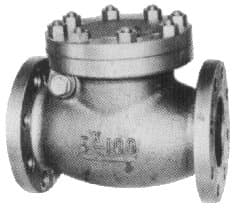 IMPA 751424 – Swing Check Valve Cast-Iron, Flanged F7372 5kg-100mm