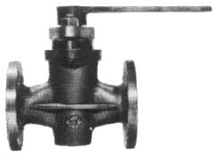 IMPA 751601 – Cock 2-Way Bronze Flanged, F7381 5kg-25mm