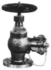 IMPA 751707 – Angle Hose Valve Bronze, Flange&Screw F7334 10kg-15mm