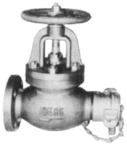 IMPA 751731 – Globe Hose Valve Cast-Iron, Flange&Coupling F7333 5kg-50mm