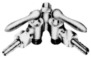 IMPA 752046 – Air Cock 2-Way W/Lever Handle, Bronze Male&Hose End Pt1/4