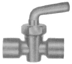 IMPA 752063 – Meter Cock Brass Lever Handle, & Female Ends Ps-1/2