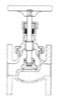 IMPA 755124 – Globe Valve Din Bronze Flanged, Pn10/16 #275 32mm
