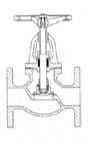 IMPA 755162 – Globe Valve Din Bronze Flanged, Pn10/16 Heavy Type #1270 20mm