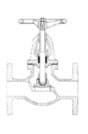 IMPA 755201 – Globe Valve Din Bronze Flanged, Pn10/16 #1270din 15mm