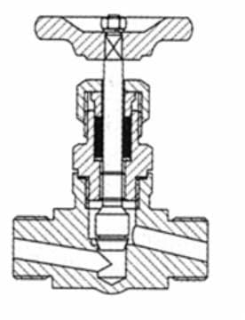 IMPA 755384 – Globe Valve Din Forged Steel, Maled Pn400 #359 1""X10mm