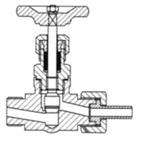 IMPA 755391 – Globe Valve Din Forged Steel, Weld-Union Pn400 #356a 1/2""