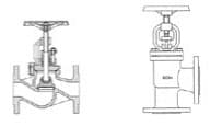 IMPA 755411 – Globe Valve Nodular Cast Iron, Din Flanged Pn10/16 #263 150mm