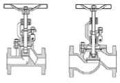 IMPA 755446 – Globe Valve Chrom/Molybdenum, Din Flanged Pn160 #1216 40mm