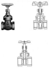 IMPA 755501 – Gate Valve Din Bronze Screwed, Hi-Pressure #290 1/4""