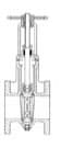 IMPA 755638 – Gate Valve Din Cast Iron, Flanged Pn10 #317 200mm