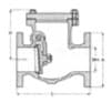 IMPA 755957 – Check Valve Din Carbon Steel, Flanged Swing Pn16 #109 150mm