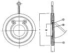 IMPA 755982 – Valve Check Swing Bronze Din, Wafer Short Pn16 #4022 150mm