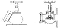 IMPA 756036 – Fire/Deckwash Valve Din 30deg., Copper Alloy Pn10 #907 65mm