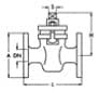 IMPA 756176 – Gland Cock Din Cast Iron, Flanged Pn10 2-Way #52bkp 50mm