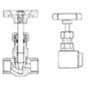 IMPA 756201 – Needle Valve Din Brass Screwed, #718 1/8""