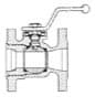 IMPA 756741 – Ball Valve Din S.Steel Flanged, Reduced Bore #7365 65mm