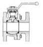 IMPA 756752 – Ball Valve Din Carbon Steel, Flanged Full Bore #7349 20mm