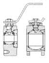 IMPA 756791 – Ball Valve Din Stainless Steel, Full Bore Flanged #7383 15mm