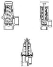 IMPA 757022 – Safety Valve Din Brass Screwed, W/Diaphragm #527 3/4""