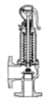 IMPA 757062 – Safety Valve Din Cast Steel, Full Lift Angle #567n 32x50mm