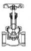 IMPA 757130 – Globe Valve Ansi 150 Bronze, Union Bonnet Npt #1408 3""
