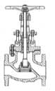 IMPA 757152 – Globe Valve Ansi300 Carbon Stl, S.Steel Trim Flanged #1821 3""