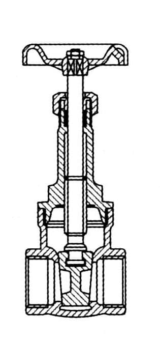 IMPA 757221 – Gate Valve Ansi 150 Bronze, Union Bonnet Npt #1402 1/2""