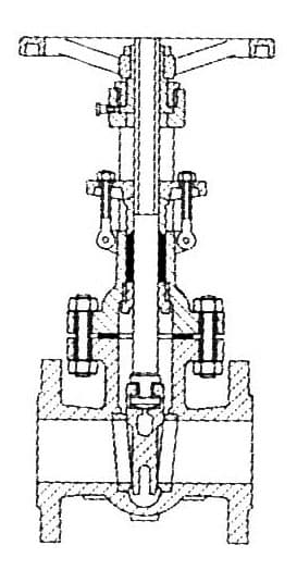 IMPA 757263 – Gate Valve Ansi 150 Carbon Stl, S.Steel Trim Flanged #1850 4""