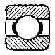 IMPA 770109 – Ball Bearing Single Row, Deep Groove No.6008