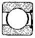 IMPA 770355 – Ball Bearing Single Row, Deep Groove No.6304z