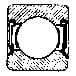 IMPA 770429 – Ball Bearing Single Row, Deep Groove No.6308-2rs