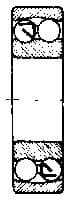 IMPA 771055 – Ball Bearing Double Row, Deep Groove No.1304