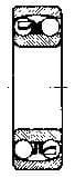 IMPA 771120 – Ball Bearing Double Row, Deep Groove No.2219