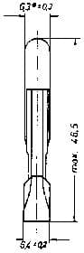 IMPA 790768 – Lamp Telephone Indicator T6.8, (45) 24v 50ma 6.8x44mm