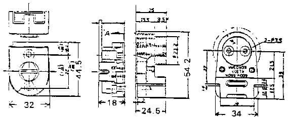 IMPA 791528 – Fl-Lamp Holder Kl238(Ex.Zs-22), W/Adjust Plate For 1lamp