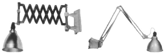 IMPA 792120 – Chart Table Light, Wall-Mounting Bellow Type E-26