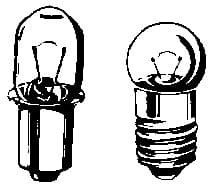 IMPA 792259 – Flashlight Bulb Screw Base, E-9 6.0v 0.5amp