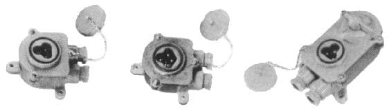 IMPA 792807 – Receptacle Watertight 4pin, Type-2m Synthetic Resin