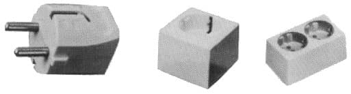 IMPA 792923 – Receptacle Double 2-Round Pin, Siemens Nwt