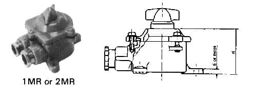 IMPA 793015 – Switch Rotary Small Watertight, Type#1mr Synthetic Resin