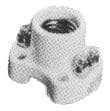 IMPA 793504 – Lamp Holder Porcelain Flanged, Fe-26
