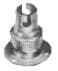 IMPA 793522 – Lamp Holder European Brass, Ba-15d With Back Plate